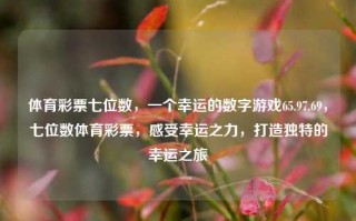 体育彩票七位数，一个幸运的数字游戏65.97.69，七位数体育彩票，感受幸运之力，打造独特的幸运之旅，七位数体育彩票，感受幸运之力，打造独特幸运之旅