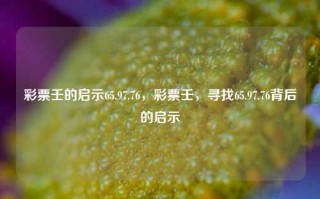 彩票壬的启示65.97.76，彩票壬，寻找65.97.76背后的启示，彩票壬背后的启示，65.97.76的神秘意义