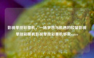 影视单挑彩票机，一场梦想与机遇的较量影视单挑彩票机影视单挑彩票机够卖water