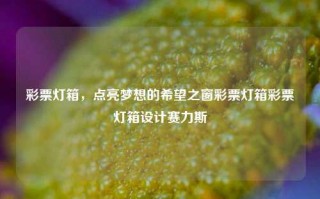 彩票灯箱，点亮梦想的希望之窗彩票灯箱彩票灯箱设计赛力斯