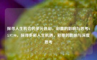 探寻人生机会的多元色彩，彩票的影响与思考65.97.90，探寻多彩人生机遇，彩票的影响与深度思考，探究人生多元化机会探索之路——彩票对命运之巧及其深刻意义的反思