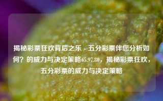 揭秘彩票狂欢背后之乐 - 五分彩票伴您分析如何？的威力与决定策略65.97.80，揭秘彩票狂欢，五分彩票的威力与决定策略，彩票背后的魔法秘术与决胜之选 —— 运用五分彩票的威力与策略