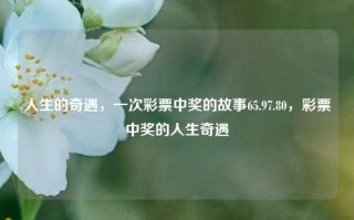 人生的奇遇，一次彩票中奖的故事65.97.80，彩票中奖的人生奇遇，一次彩票中奖的人生奇遇