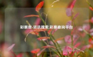 彩票查-资讯搜索,彩票查询平台