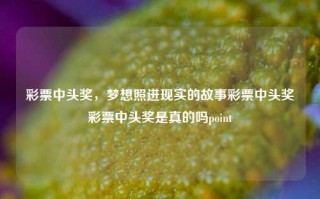 彩票中头奖，梦想照进现实的故事彩票中头奖彩票中头奖是真的吗point