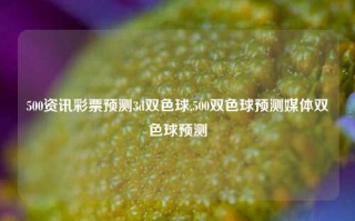 500资讯彩票预测3d双色球,500双色球预测媒体双色球预测