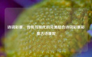 诗词彩票，传统与现代的完美结合诗词彩票彩票古诗康妮