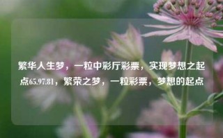 繁华人生梦，一粒中彩厅彩票，实现梦想之起点65.97.81，繁荣之梦，一粒彩票，梦想的起点，繁华人生梦，彩票点亮梦想的起点