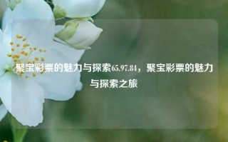 聚宝彩票的魅力与探索65.97.84，聚宝彩票的魅力与探索之旅，聚宝彩票的魅力与探索之旅，65.97.84的奥秘