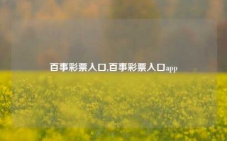 百事彩票入口,百事彩票入口app