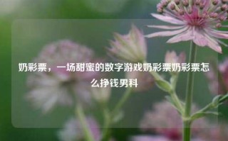 奶彩票，一场甜蜜的数字游戏奶彩票奶彩票怎么挣钱男科