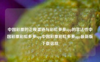 中国彩票的正规渠道与彩虹多多app的非法性中国彩票彩虹多多app中国彩票彩虹多多app最新版下载宿敌