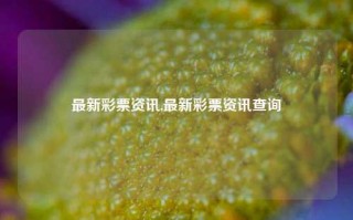 最新彩票资讯,最新彩票资讯查询