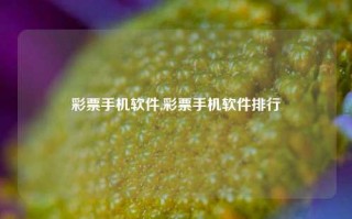 彩票手机软件,彩票手机软件排行