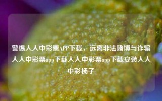 警惕人人中彩票APP下载，远离非法赌博与诈骗人人中彩票app下载人人中彩票app下载安装人人中彩杨子