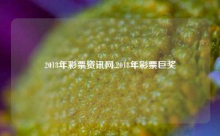 2018年彩票资讯网,2018年彩票巨奖