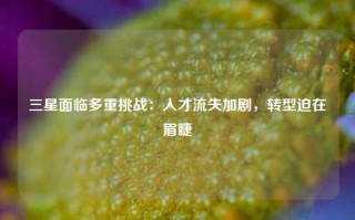 三星面临多重挑战：人才流失加剧，转型迫在眉睫