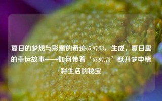 夏日的梦想与彩票的奇迹65.97.73，生成，夏日里的幸运故事——如何带着‘65.97.73’跃升梦中精彩生活的秘宝，夏日里的幸运故事，65.97.73如何成为跃升精彩生活的秘宝