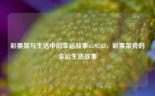 彩票架与生活中的幸运故事65.97.83，彩票架旁的幸运生活故事，彩票架旁的幸运生活故事