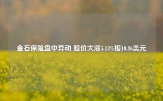 金石保险盘中异动 股价大涨5.13%报10.86美元