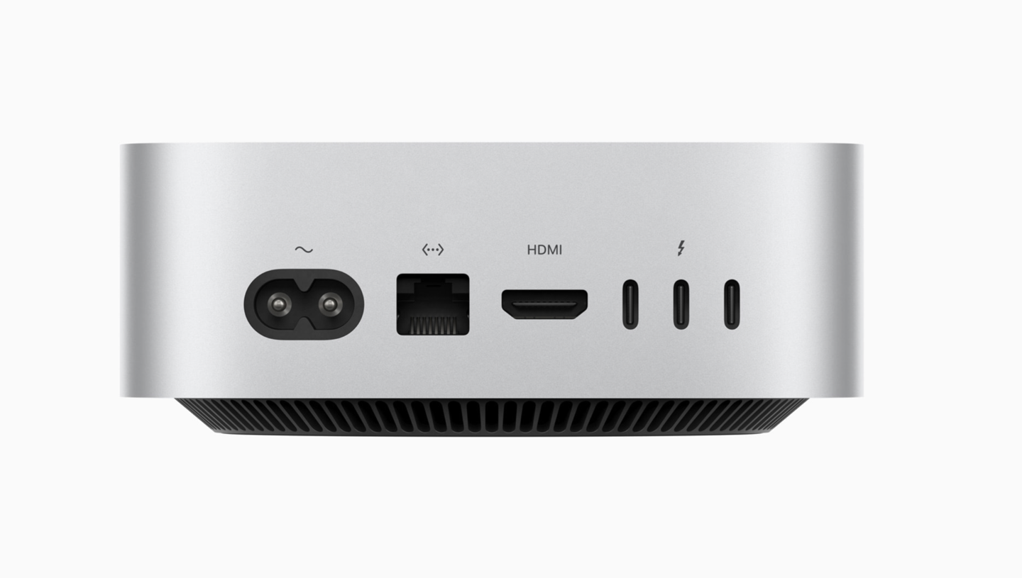 苹果 2024 款 Mac mini M4 款均配备雷雳 4 接口，仅 M4 Pro 款配备雷雳 5-第2张图片-彩票资讯