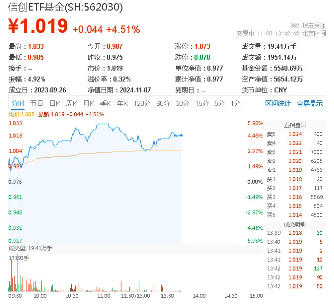 涨幅高居同类ETF竞品第一！信创ETF基金（562030）盘中涨超4．5%，东方通等3股涨停！近170亿主力资金狂涌-第1张图片-彩票资讯