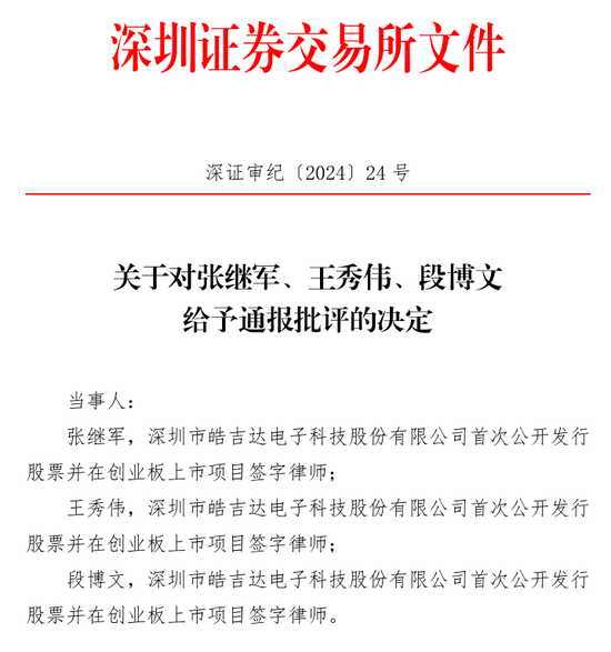 中信证券被监管层书面警示！涉皓吉达IPO项目-第4张图片-彩票资讯