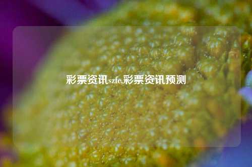 彩票资讯szfc,彩票资讯预测-第1张图片-彩票资讯