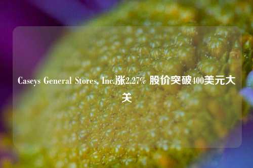 Caseys General Stores, Inc.涨2.27% 股价突破400美元大关-第1张图片-彩票资讯