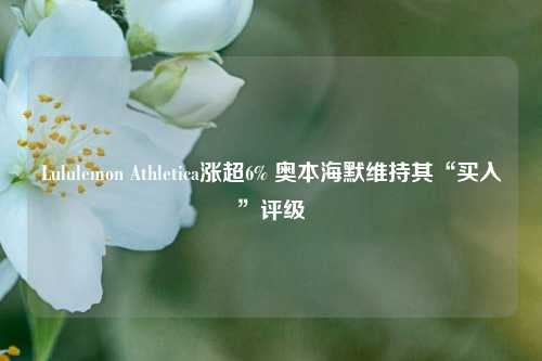 Lululemon Athletica涨超6% 奥本海默维持其“买入”评级-第1张图片-彩票资讯