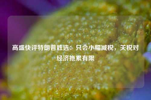 高盛快评特朗普胜选：只会小幅减税，关税对经济拖累有限-第1张图片-彩票资讯