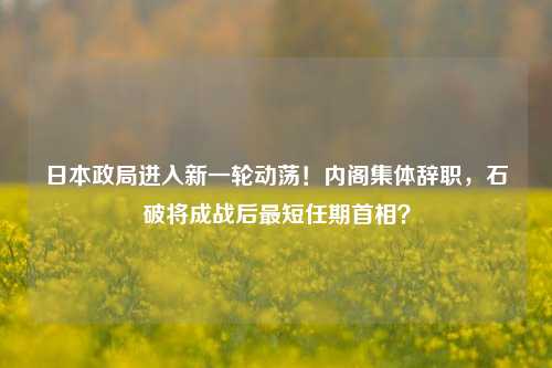 日本政局进入新一轮动荡！内阁集体辞职，石破将成战后最短任期首相？-第1张图片-彩票资讯