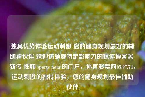 独具优势体验运动刺激 您的健身规划最好的辅助神伙伴 欢迎访领域特定影响力的媒体博客器 新传 性韩 sports netai的门户，体育彩票网65.97.74，运动刺激的独特体验，您的健身规划最佳辅助伙伴，运动刺激的独特体验，您的健身规划与sports netai的完美伙伴-第1张图片-彩票资讯