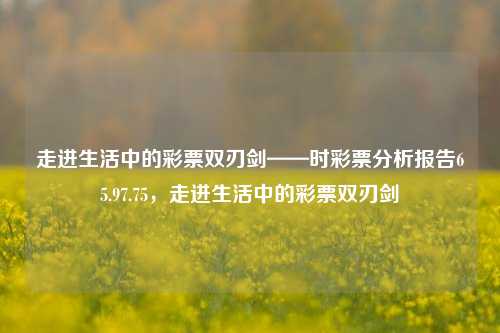 走进生活中的彩票双刃剑——时彩票分析报告65.97.75，走进生活中的彩票双刃剑，走进生活中的彩票双刃剑，时彩票分析报告65.97.75揭示效应研究-第1张图片-彩票资讯