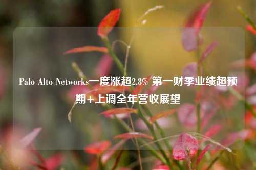 Palo Alto Networks一度涨超2.8% 第一财季业绩超预期+上调全年营收展望-第1张图片-彩票资讯