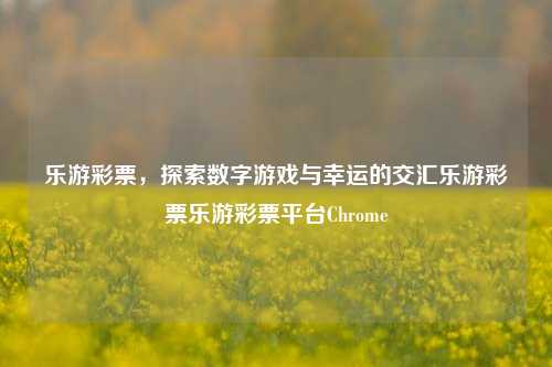 乐游彩票，探索数字游戏与幸运的交汇乐游彩票乐游彩票平台Chrome-第1张图片-彩票资讯