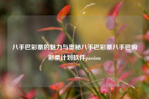 八手巴彩票的魅力与奥秘八手巴彩票八手巴购彩票计划软件passion-第1张图片-彩票资讯